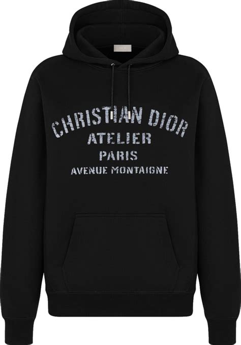 dior black hoodie mens